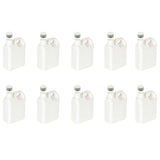 Darrahopens Gift & Novelty 10x 5L White HDPE Plastic Bottles + Tamper Tel Caps - Dangerous Goods Jerry Can