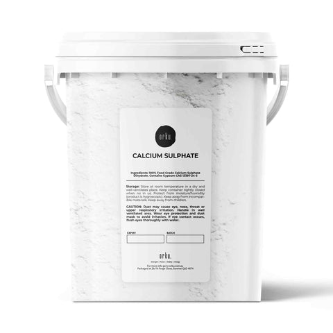 Darrahopens Gift & Novelty 1Kg Calcium Sulphate Gypsum Powder Bucket-  Food Grade Hydrous Sulfate