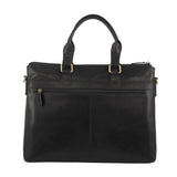 Darrahopens Gift & Novelty > Bags Pierre Cardin Leather Laptop Briefcase Business Bag - Black