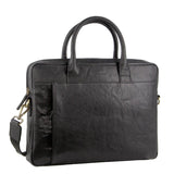 Darrahopens Gift & Novelty > Bags Pierre Cardin Leather Multi-Handle Computer Laptop Bag - Black