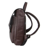 Darrahopens Gift & Novelty > Bags Pierre Cardin Premium Leather Backpack Travel Bag Satchel - Brown