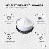 Darrahopens Health & Beauty 1.3Kg Potassium Chloride Powder Tub - Pure KCL E508 Food Grade Supplement