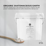 Darrahopens Health & Beauty 1.4Kg Organic Fine Diatomaceous Earth Tub - Food Grade Fossil Shell Flour Powder