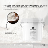 Darrahopens Health & Beauty 1.4Kg Organic Fine Diatomaceous Earth Tub - Food Grade Fossil Shell Flour Powder