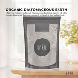 Darrahopens Health & Beauty 1Kg Organic Fine Diatomaceous Earth - Food Grade Fossil Shell Flour Powder