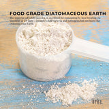 Darrahopens Health & Beauty 1Kg Organic Fine Diatomaceous Earth - Food Grade Fossil Shell Flour Powder