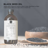 Darrahopens Health & Beauty 1L Pure Black Seed Oil - 100% Ethiopian Nigella Sativa Cumin Cold Pressed