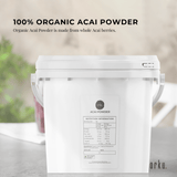 Darrahopens Health & Beauty 2.5kg Acai Powder Bucket 100% Organic - Pure Superfood Amazon Berries