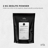 Darrahopens Health & Beauty 2Kg Pure Micronised Zeolite Powder Supplement Micronized Volcamin Clinoptilolite