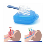 Darrahopens Health & Beauty 2x Mouthguard Mouthpiece + 2x Nose Clip Anti Snoring Aid Sleep Breathing Device