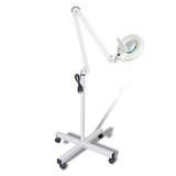 Darrahopens Health & Beauty 5x Magnifying Lamp Fluorescent Salon Light Glass Beauty Floor Stand Magnifier