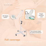 Darrahopens Health & Beauty 5x Magnifying Lamp Fluorescent Salon Light Glass Beauty Floor Stand Magnifier