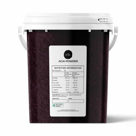 Darrahopens Health & Beauty 700g Acai Powder Bucket 100% Organic - Pure Superfood Amazon Berries