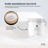 Darrahopens Health & Beauty > Bath & Body 5kg USP Epsom Salt Pharmaceutical Grade - Tub Magnesium Sulfate Bath Salts