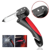 Darrahopens Health & Beauty Car Cane Door Handle - Portable Elderly Standing Aid LED Flashlight Hammer Tool