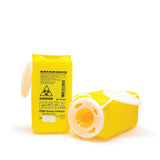 Darrahopens Health & Beauty > Health & Wellbeing 1.4L Sharps Container Needle Biohazard Bin Disposal - Medical Waste Collector