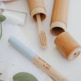 Darrahopens Health & Beauty > Personal Care Eco-friendly Bamboo Toothbrush Travel Case