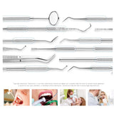 Darrahopens Health & Beauty > Personal Care Stainless Steel Dental Tools Set Oral Care Kit with Metal Storage Case