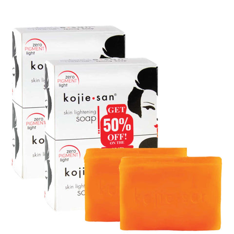 Darrahopens Health & Beauty > Skincare 4x Kojie San Soap Bars - 135g Skin Lightening Kojic Acid Natural Original Bar