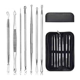 Darrahopens Health & Beauty > Skincare Blackhead Remover 7 Piece Tool Kit For Pimple Extraction Blemish Suction Removal