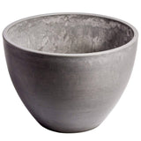 darrahopens Home & Garden > Artificial Plants Polished Grey Planter Bowl 30cm