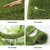 Darrahopens Home & Garden > Artificial Plants Prime Turf Artificial Grass 35mm 1mx10m Synthetic Fake Lawn Turf Plastic Plant 4-coloured