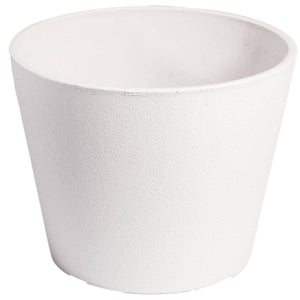 darrahopens Home & Garden > Artificial Plants Rendered White Planter Pot 25cm