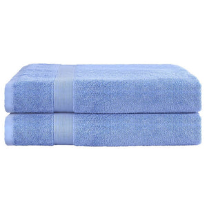 Darrahopens Home & Garden > Bathroom Accessories 2 Pack Bath Sheets Set Cotton Extra Large Towel Blue
