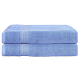 Darrahopens Home & Garden > Bathroom Accessories 2 Pack Bath Sheets Set Cotton Extra Large Towel Blue