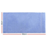 Darrahopens Home & Garden > Bathroom Accessories 2 Pack Bath Sheets Set Cotton Extra Large Towel Blue