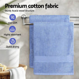 Darrahopens Home & Garden > Bathroom Accessories 2 Pack Bath Sheets Set Cotton Extra Large Towel Blue