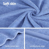 Darrahopens Home & Garden > Bathroom Accessories 2 Pack Bath Sheets Set Cotton Extra Large Towel Blue