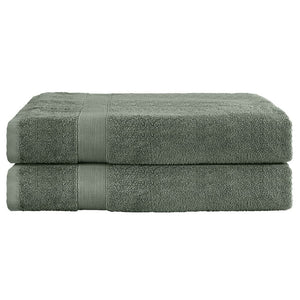 Darrahopens Home & Garden > Bathroom Accessories 2 Pack Bath Sheets Set Cotton Extra Large Towel Green