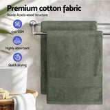 Darrahopens Home & Garden > Bathroom Accessories 2 Pack Bath Sheets Set Cotton Extra Large Towel Green