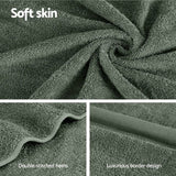 Darrahopens Home & Garden > Bathroom Accessories 2 Pack Bath Sheets Set Cotton Extra Large Towel Green