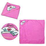 Darrahopens Home & Garden > Bathroom Accessories Barbie Embroidered Microfiber Hooded Towel