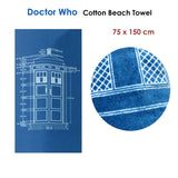 Darrahopens Home & Garden > Bathroom Accessories Cotton Bath / Beach Towel Doctor Who