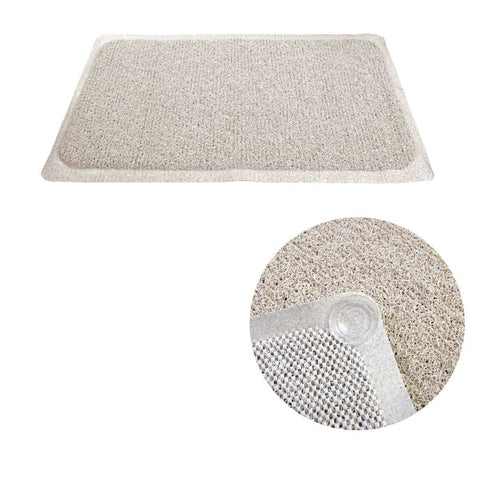 Darrahopens Home & Garden > Bathroom Accessories Loofah Shower Mat Cream