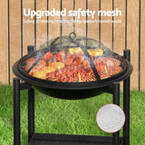 Darrahopens Home & Garden > BBQ Grillz Fire Pit BBQ Grill 2-in-1 Outdoor