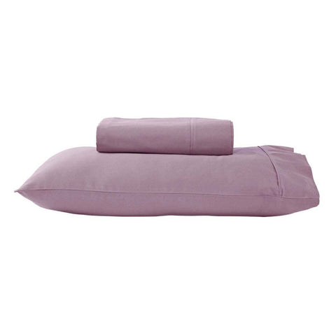 Darrahopens Home & Garden > Bedding 280TC 50% Polyester 50% Cotton Sheet Set Single Lavender