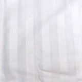 Darrahopens Home & Garden > Bedding 600TC Pair of Wide Self Striped Standard Pillowcases Cream