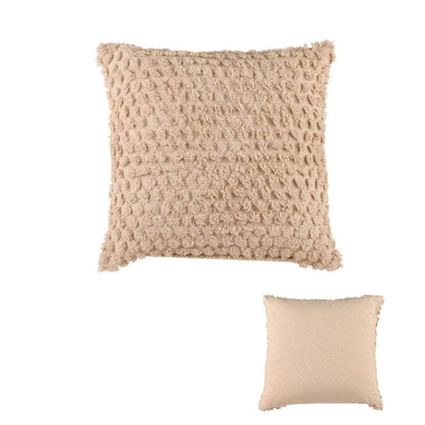 Darrahopens Home & Garden > Bedding Accessorize Pippa Stone Square Filled Cushion 45cm x 45cm