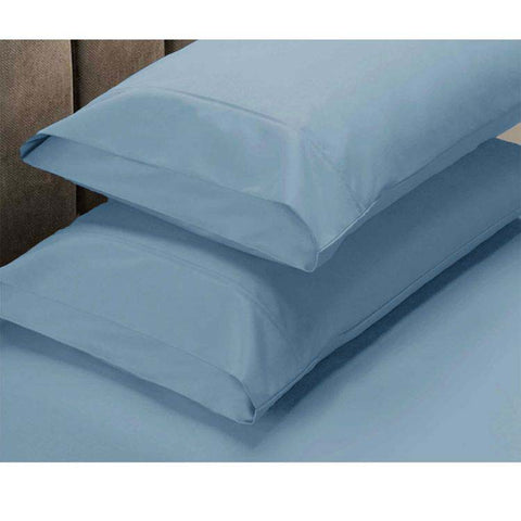 Darrahopens Home & Garden > Bedding Apartmento 225TC Fitted Sheet Set King Sky plus 2 Pillowcases