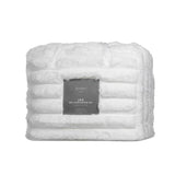 Darrahopens Home & Garden > Bedding Ardor Jax White 3 Pcs Faux Fur Comforter Set Queen/King