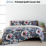 Darrahopens Home & Garden > Bedding Ardor Jenna Printed Quilt Cover Set Queen