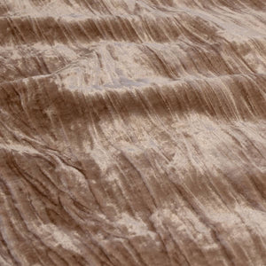 Darrahopens Home & Garden > Bedding Ardor Vivienne Champagne Crushed Velvet Quilt Cover Set King