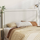 Darrahopens Home & Garden > Bedding Artiss Bed Head Queen Size Fabric - RIVE Beige