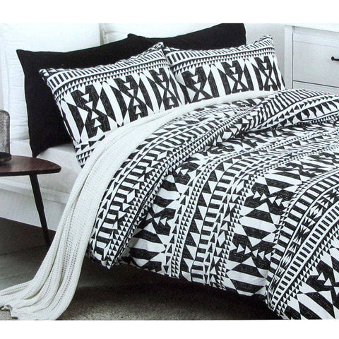 Darrahopens Home & Garden > Bedding Belmondo Barundi Tribal Easy Care Quilt Cover Set Queen