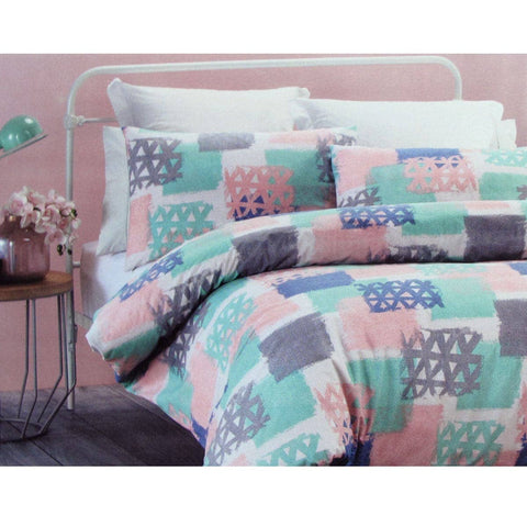 Darrahopens Home & Garden > Bedding Belmondo Gouache Niro Easy Care Quilt Cover Set King