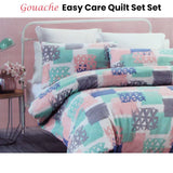 Darrahopens Home & Garden > Bedding Belmondo Gouache Niro Easy Care Quilt Cover Set King